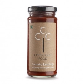 Conscious Food Tomato Ketchup with Organic Ingredients  Glass Jar  250 grams